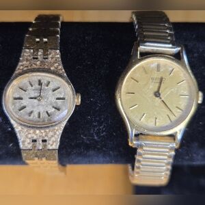 Vintage Seiko Watch for Women Gold Lot of 2 Please Read